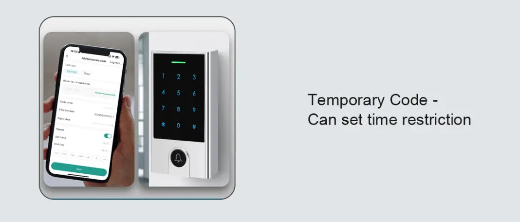 Outdoor Access Control Reader Al Bab Al Thaki Automatic Door LLC & Mfateh Alasar Building Maintenance LLC