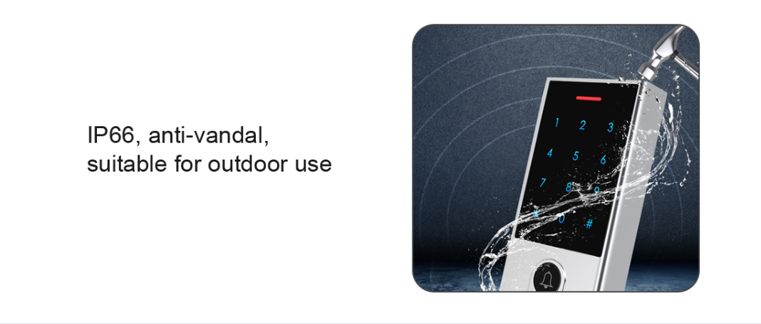 Access control reader outdoor